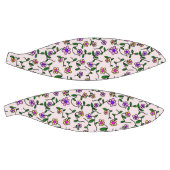 花カラフル花、花の柄、緑、ぼほ バスケットボール (パネル)