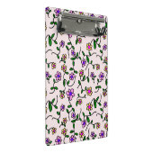 花カラフル花、花の柄、緑、ぼほ ミニクリップボード (アングル)