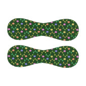 花カラフル花、花の柄、緑、ぼほ 野球ボール (パネル)