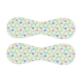 花カラフル花、花の柄、緑、ぼほ 野球ボール (パネル)