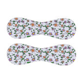 花カラフル花、花の柄、緑、ぼほ 野球ボール (パネル)