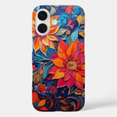 花カラフル花 Case-Mate iPhoneケース (裏面)