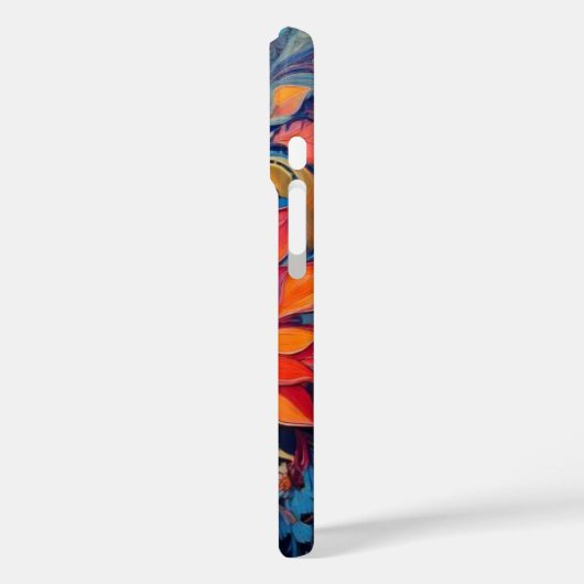 花カラフル花 Case-Mate iPhoneケース (裏面 / 左)