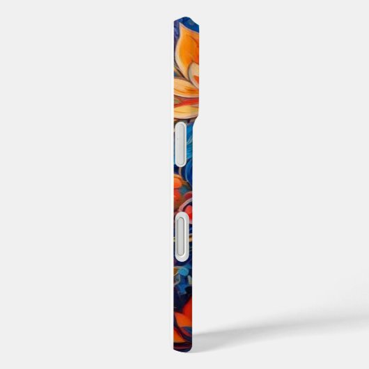 花カラフル花 Case-Mate iPhoneケース (裏面 / 右)