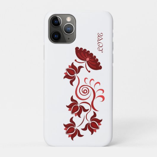 花カラフル芸の贈り物 Case-Mate iPhoneケース (裏)