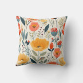 花カラフル芸術 クッション (裏面)