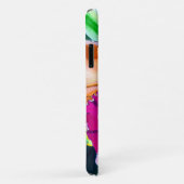 花カラフル蘭の水彩画 Case-Mate iPhoneケース (裏面/右)