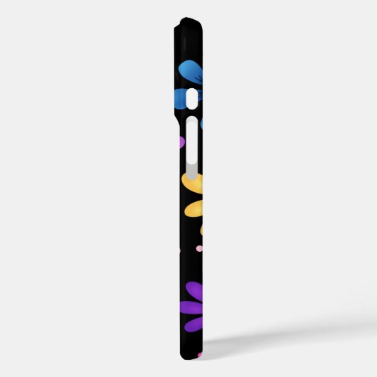 花カラフル蝶 Case-Mate iPhoneケース (裏面 / 左)