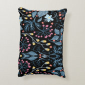 花カラフル装飾用クッション アクセントクッション (裏面(縦))