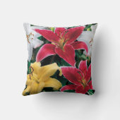 花カラフル装飾用クッション クッション (裏面)