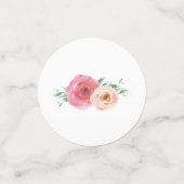 花カラフル赤ちゃんシャワーテーブル紙吹雪 コンフェッティ (スモール正面)