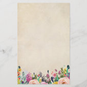 花カラフル赤ちゃんシャワー彼は彼女はゲームを言った (裏面)