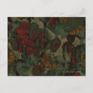 花カラフル迷彩模様 ポストカード