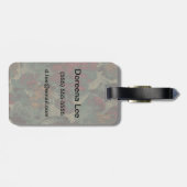 花カラフル迷彩模様 ラゲッジタグ (裏面横)