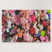 花カラフル開花フローラ花束 ジグソーパズル (横)