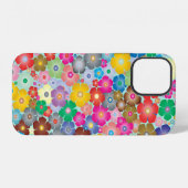 花カラフル類 iPhoneケース (裏面横)