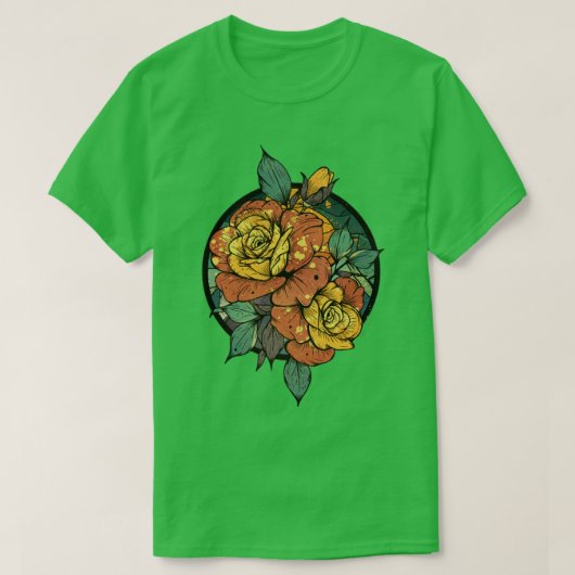 花カラフル類 Tシャツ (デザイン正面)