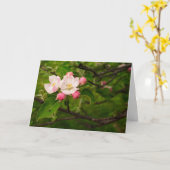 [花カラフル]アップルブロッサム – 任意の大事な行事 カード (黄色い花)