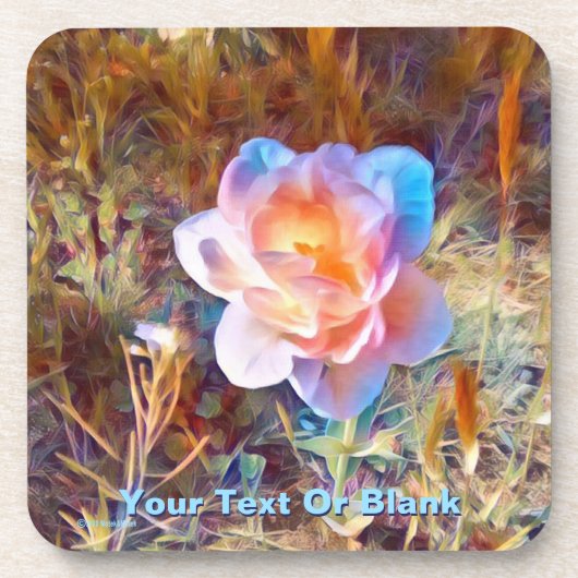 花カラフル コースター (正面)