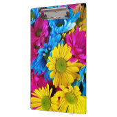 花カラフル、デイジー – ブルーイエローピンク クリップボード (左)