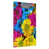 花カラフル、デイジー – ブルーイエローピンク クリップボード (右)