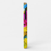 花カラフル、デイジー – ブルーイエローピンク Case-Mate iPhoneケース (裏面/左)