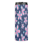 花カラフル – フラワーパワー タンブラー (裏面)