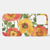 花カラフル：夏の水彩模様。 Case-Mate iPhoneケース (裏面 (横))