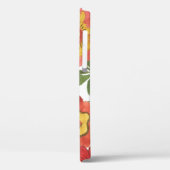 花カラフル：夏の水彩模様。 Case-Mate iPhoneケース (裏面 / 左)