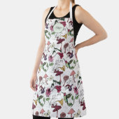 花カラフル、葉、ハミングバードの名前 エプロン (インサイチュ)