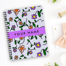 花カラフル、青い背景、紫