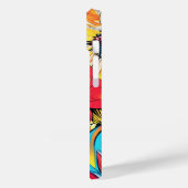 花カラフルiPhoneケース Case-Mate iPhoneケース (裏面 / 左)