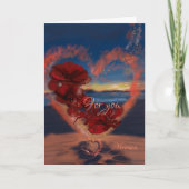 花カードからのハート シーズンカード (正面)