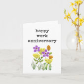 花カードで彼女の記念日を楽しむ カード (黄色い花)