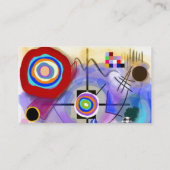 花カードの美しい庭 名刺 (裏面)