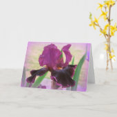 花カードを恋しく思います カード (黄色い花)