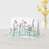 花カード カード (黄色い花)