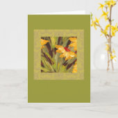 花カード カード (黄色い花)