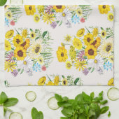 花カーニバル キッチンタオル (折り畳み)