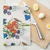 花カーニバル キッチンタオル (四つ折り)