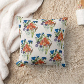 花カーニバル クッション (ブランケット)