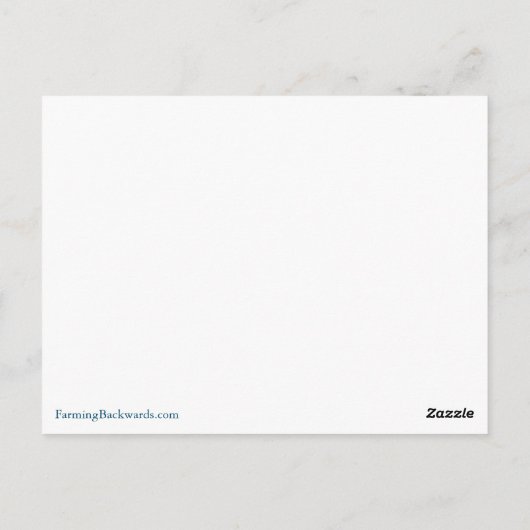 花カーニバル ポストカード (裏面)