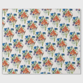 花カーニバル ラッピングペーパー (フラット)