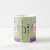 花ガラス聖なる書物、 経典勇気付けられるJW コーヒーマグカップ (中央)