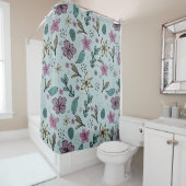 花ガーリー芸術新デザインフローラ美容フロー シャワーカーテン (インサイチュ)