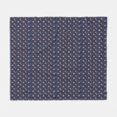 花ガーリー芸術新デザインフローラ美容フロー フリースブランケット (正面(横))