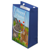 花キスをする草復活祭 スモールペーパーバッグ (裏面アングル)