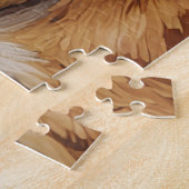 花キツネ – 花の中のキツネ ジグソーパズル (側面)