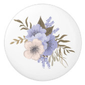 花キャビネかわいらしットドロワーノブの引っ張り セラミックノブ (正面)