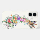 花キリンiPhoneケース Case-Mate iPhoneケース (裏面 (横))